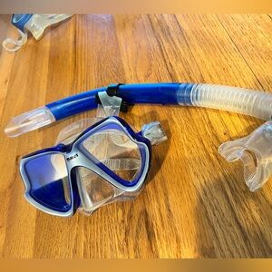 Mares Blue Snorkel and Mask Set